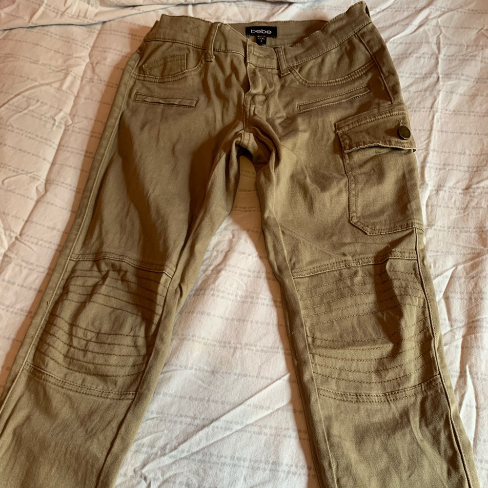 Army green Bebe jeans